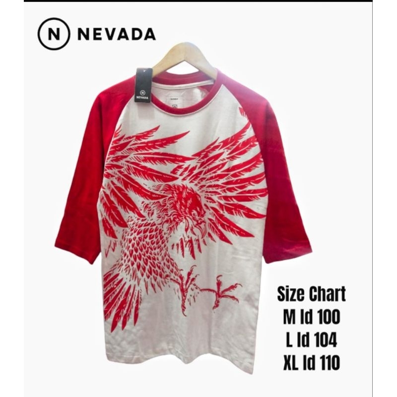 Kaos Nevada Indonesia Merah putih