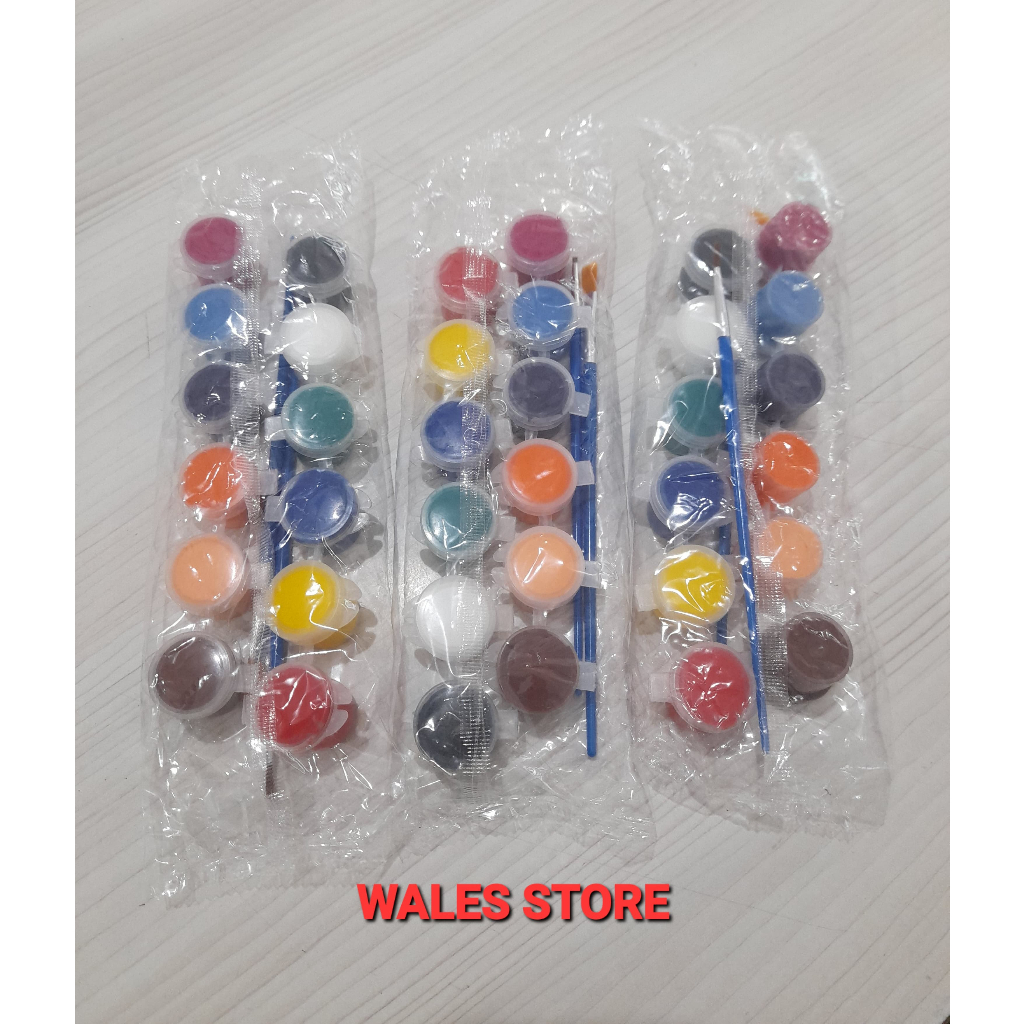 

Color Painting Set Cat Air Alat Lukis 12 Warna 5 ml / COLOR PAINTING 12 WARNA 5 ml /COLOR PAINTING 8 WARNA 3 ml /COLOR PAINTING 3 ml 8 WARNA / COLOR GROSIRAN 5 ml & 3ml / color arklilik / color anak-anak / color berkualitas /color 12 warna.