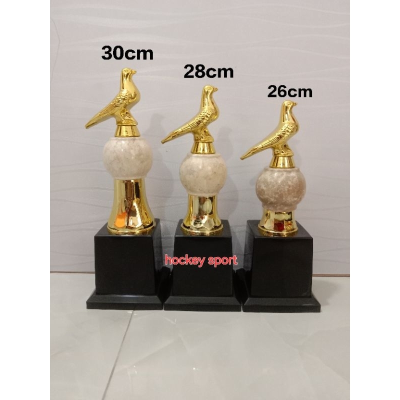 Trophy Piala Burung Merpati Marmer 1 PIALA Costum Tulisan