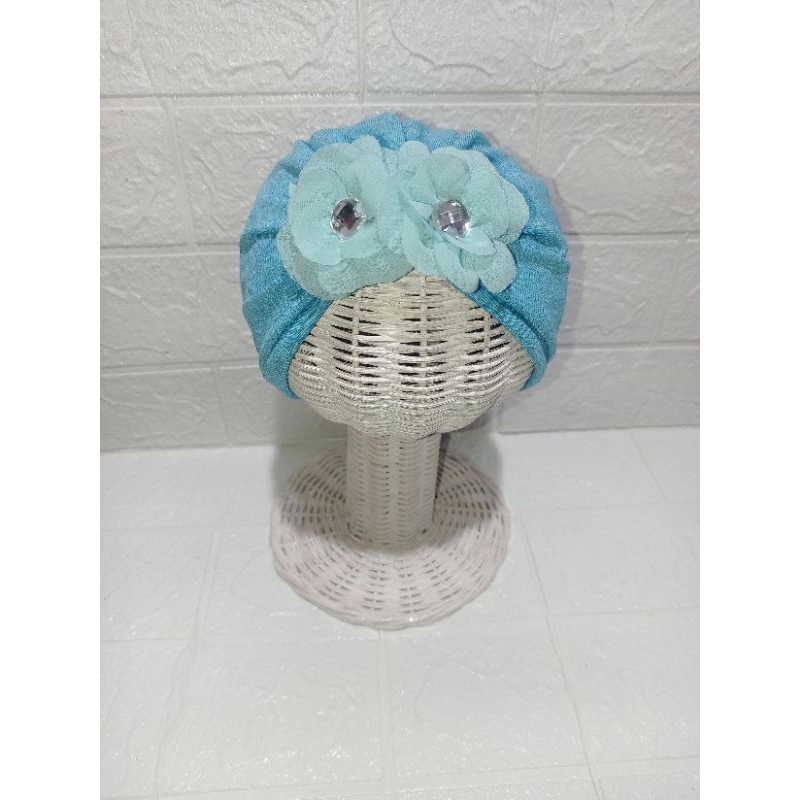 Turban anak bunga / turban bayi lucu murah / Ciput bayi