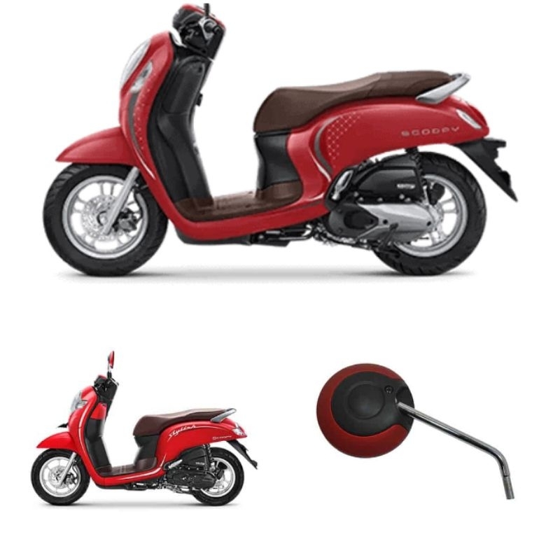 88211-K93-N00ZF Spion Scoopy kaca spion Scoopy k93 scoopy k2f merah dof asli honda