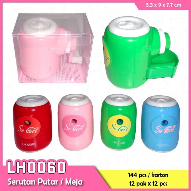 

serutan meja putar softdrink LH 0060
