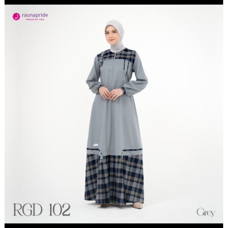 gamis remaja RGD 102 grey by rauna