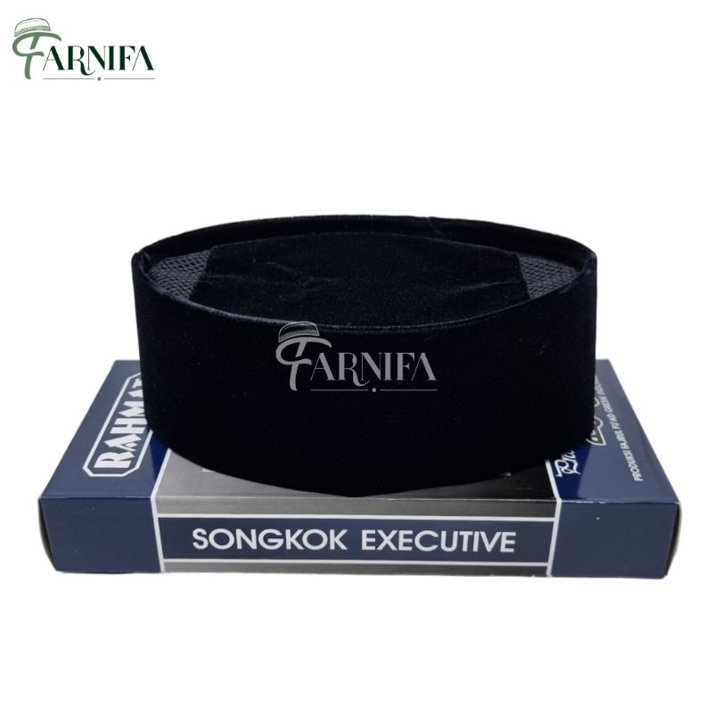 (10 PCS) GROSIR SONGKOK RAHMAT HITAM POLOS AC KOPIAH PECI ANAK DAN DEWASA 2 SAMPAI 10