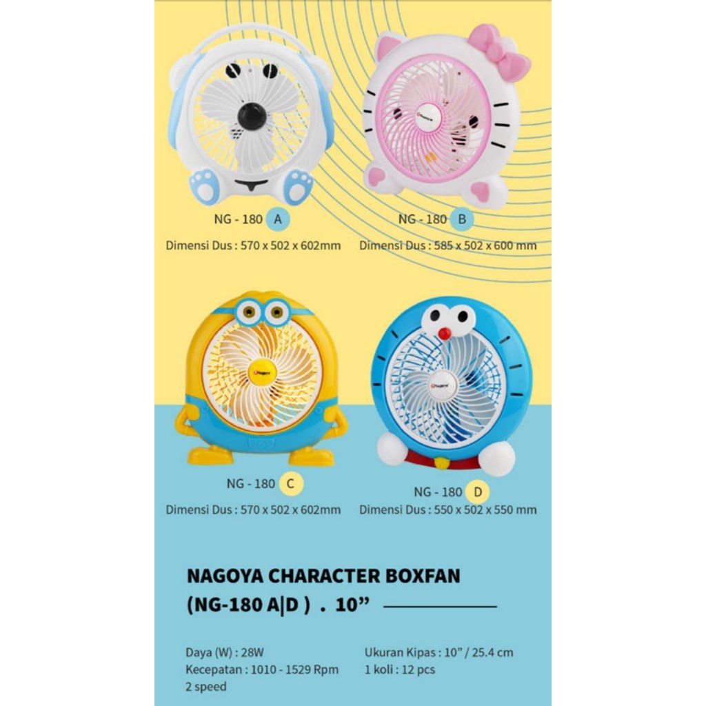 Kipas Angin Portable/Kipas Angin meja Karakter