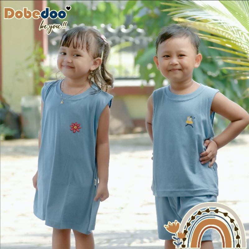 Dress Singlet Anak/Joy Set Girl/Daily Set Girl/Baju Harian Anak Cewe /Singlet Cewe/Daster Anak Cewe/