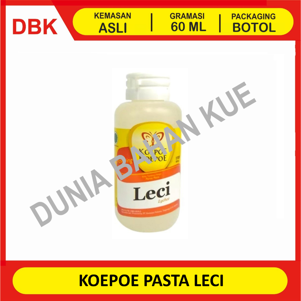 

KOEPOE KOEPOE PASTA LYCHEE LECI 60 ML / KUPU KUPU