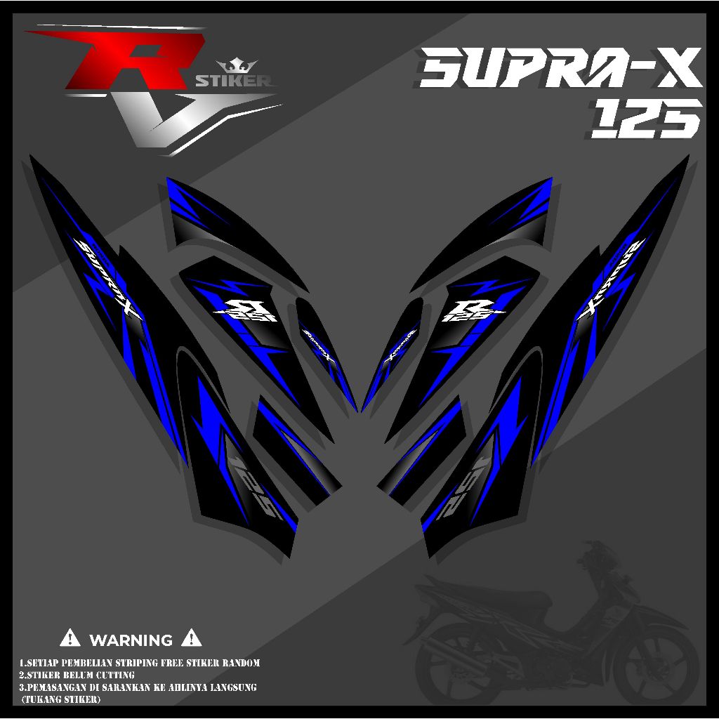 striping supra x 125 / striping supra x lama / stiker supra x 125 / striping supra x 125 variasi / d