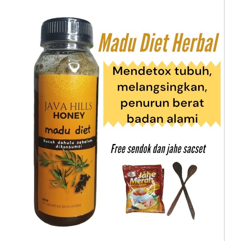 

Madu Diet Javahills Raw Honey Herbal Java hills mumtaz Asli 330gr Pelangsing Penurun Berat Badan Alami Bpom Halal Bersanad Aman untuk Pria dan Wanita Tua Muda Original Berkualitas Detox Tubuh