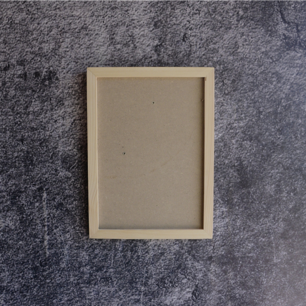 Bingkai Frame Pigura Kayu 12R (30X40cm) Tanpa Kaca