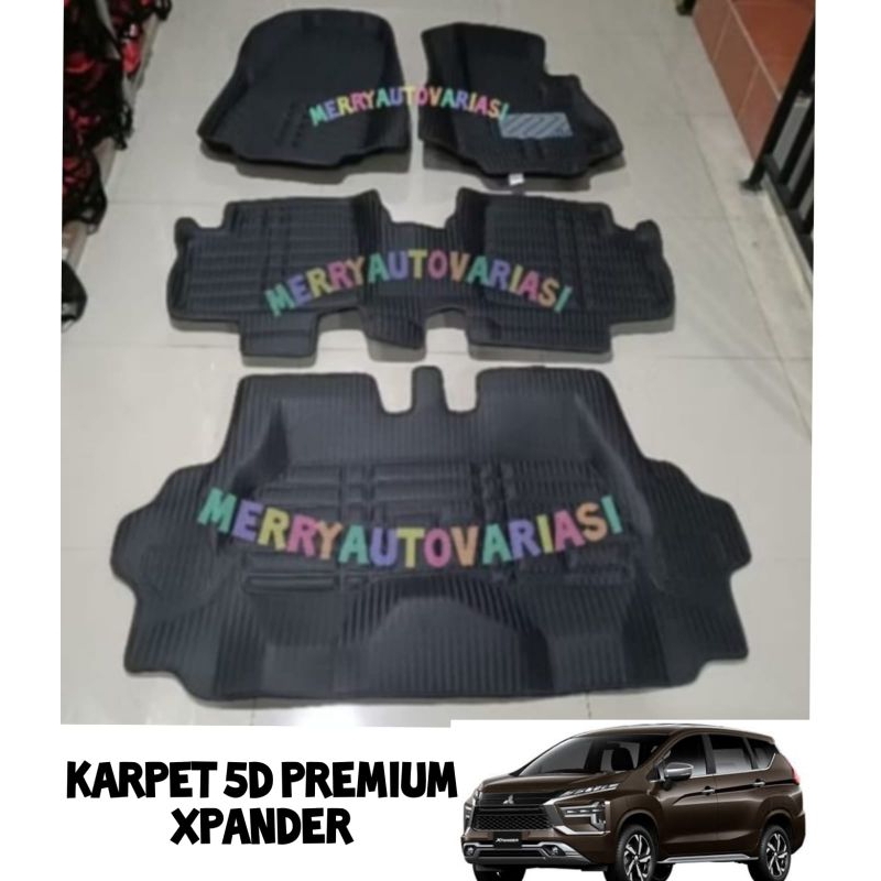 Karpet mobil 5d premium xpander carbon