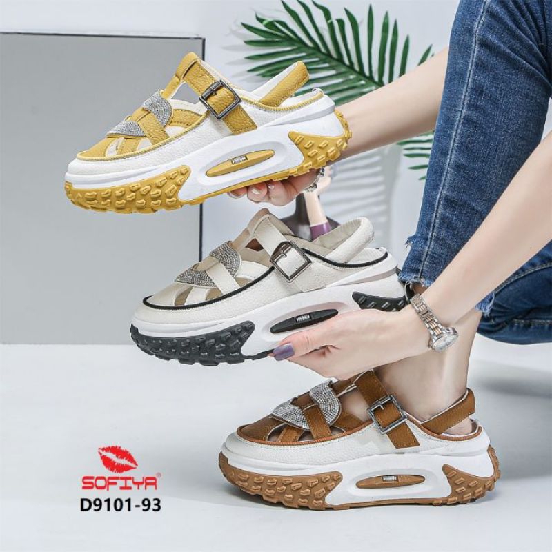 SEPATU SANDAL WEDGES PERTAMA WANITA | SOFIYA 9101-93