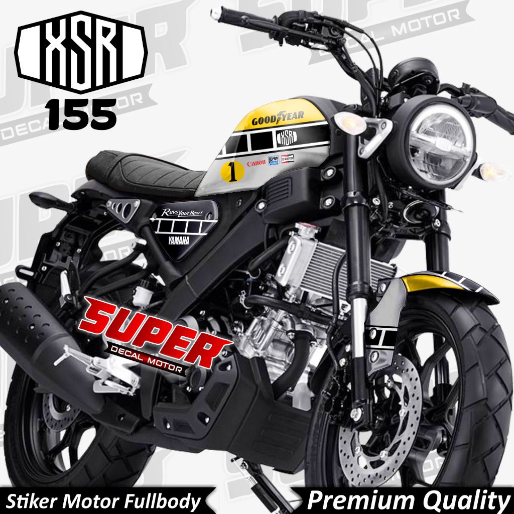 Stiker Decal Motor Yamaha XSR 155 Full Body Variasi Speedblock