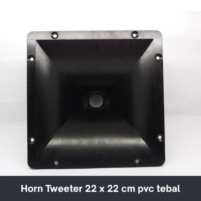 Horn 22x22 drat plastik pvc horn tweeter tweter