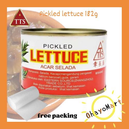 

TTS Pickled Lettuce / Selada asinan / masakan Kaleng 182g