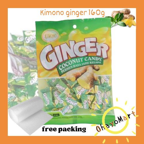 

Permen Kimono Ginger coconut / Permen Jahe kelapa 160g