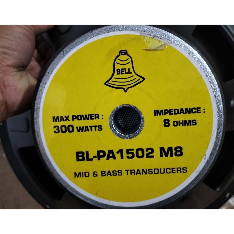 Speaker 15 inch speaker midbass bell Audax spull 2 inch bukan 154 155 156 b VC9