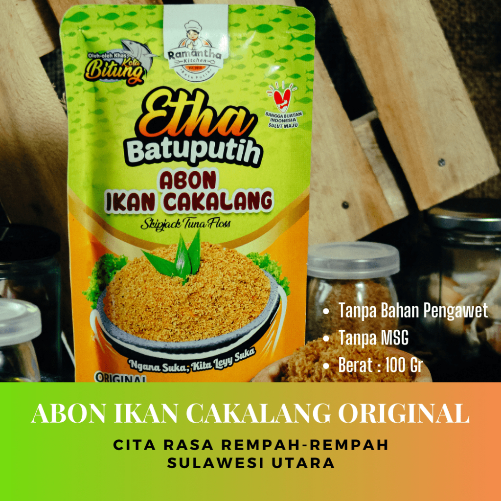 

ABON IKAN CAKALANG KHAS MANADO VARIAN ORIGINAL