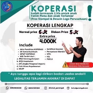 

Pendirian Badan Usaha dan Badan Hukum Koperasi
