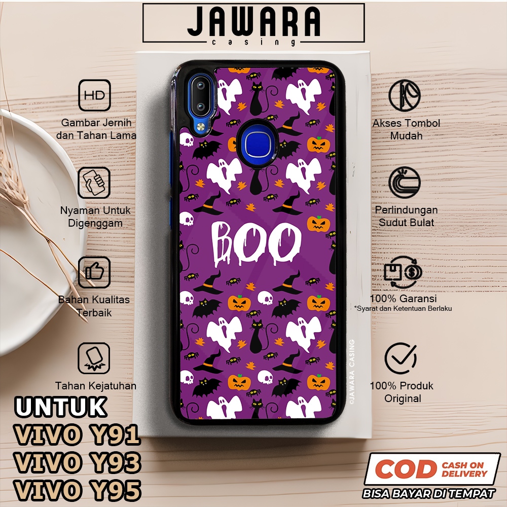 Case Vivo Y91 Y93 Y95 Casing Vivo Y91 Y93 Y95 [HLWN] Premium Case Glossy Case Hp Vivo Jawara Casing 