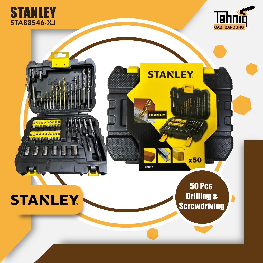 

Stanley STA88546-XJ Accessories Set Mata Bor & Set Obeng 50 pcs