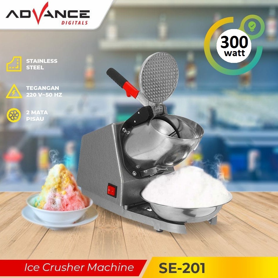 Mesin Serut Es Advance SE21 SE21 Ice Crusher 3Watt  Mesin Penghancur Es Batu Mesin Es Serut Listrik 