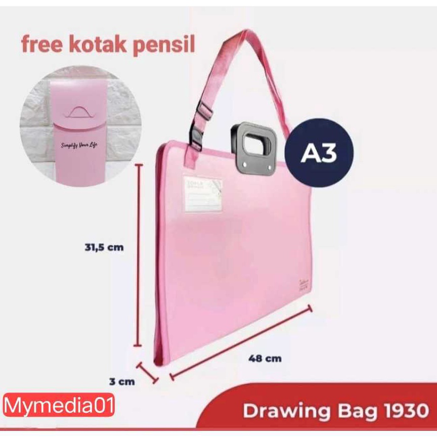 

KODE M87I DRAWING BAG A3 TAS BUKU GAMBAR A3TOPLA 193 6 VARIANT WARNA TERLARIS