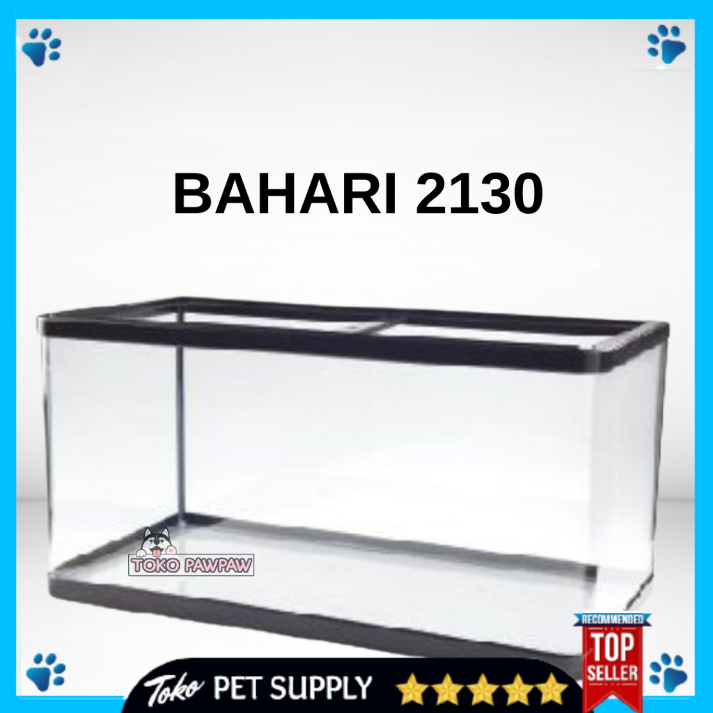 BAHARI AQUARIUM NBG-2130 BLACK Akuarium Aquascape Ikan Fish Kaca Akrilik Akuascape