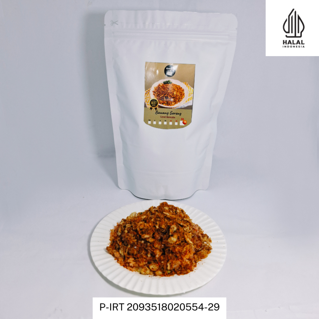 

Bawang Goreng Pedas BonCabe 100 gr Pouch