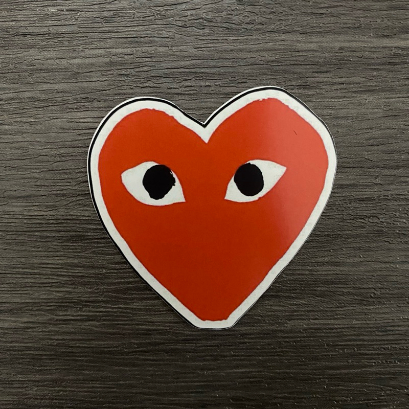 

Sticker CDG Red / sticker / aesthetic sticker / sticker tumblr / sticker laptop / sticker hp / sticker satuan