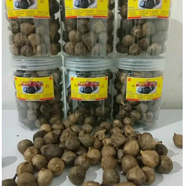 

bawang tunggal hitam black garlik 250 gram free kardus packing baru