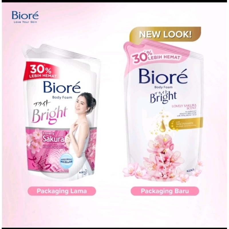 Biore Bright Lovely Sakura 800Ml