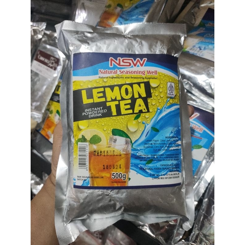 

Rasa Lemon Tea , NSW Bubuk Minuman Instan 500g