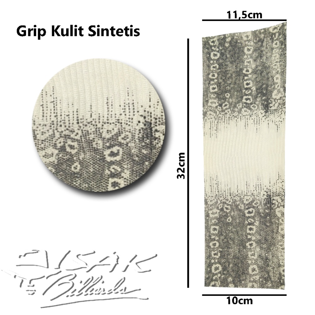 DISKON BESAR Leather Grip  Pegangan Kulit Stick Cue Wrap Billiard