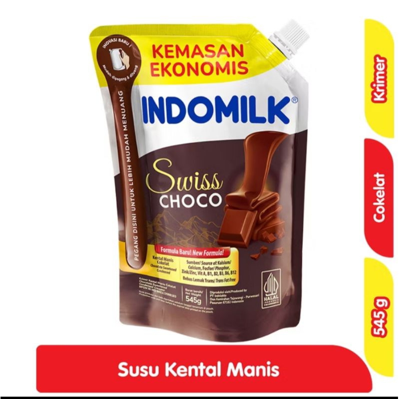 

Indomilk swiss choco 545ml