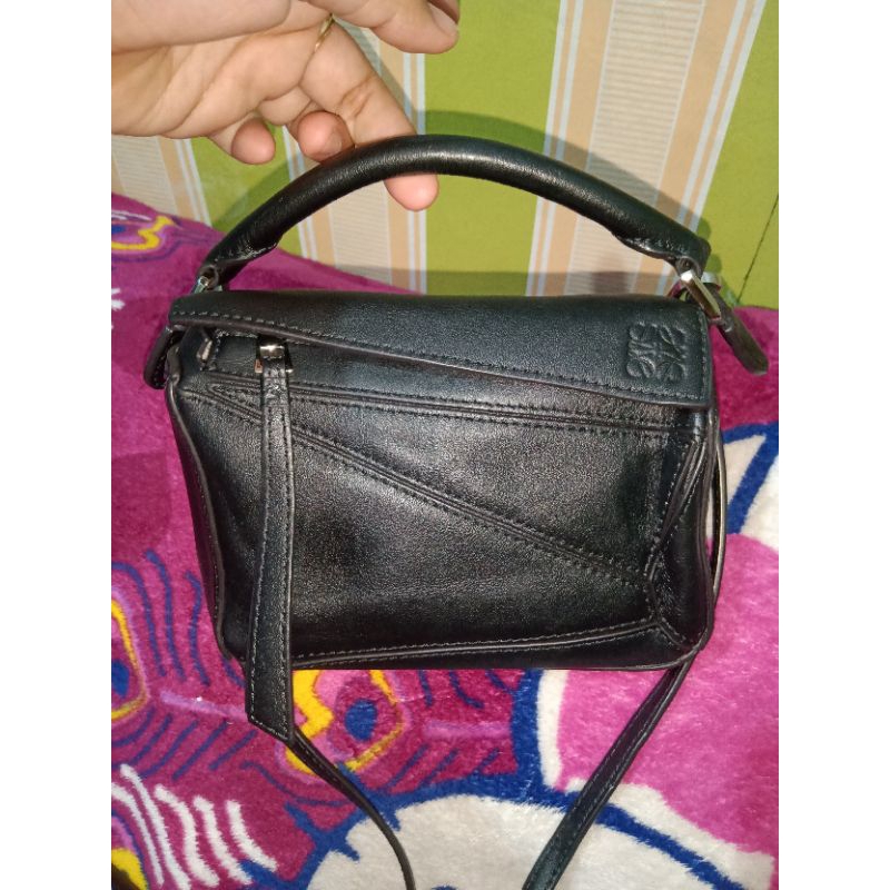 preloved tas loewe mini puzzle