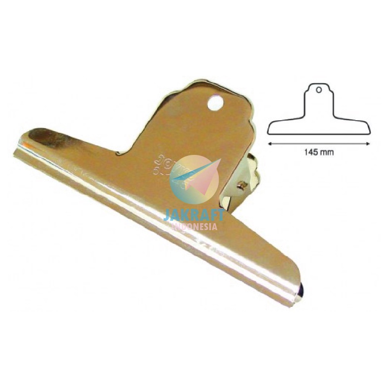 

DISKON BESAR 1 Pcs Klip Jepitan Besar Bulldog Clip 15 Cm 6 Inchi JOYKO 6145 Besi Silver