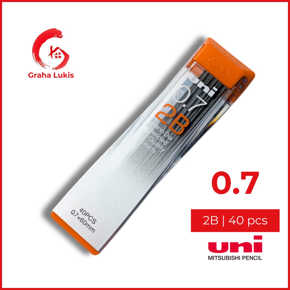 

Uni Nano Dia Pencil Lead 7 mm 2B Isi Pensil Mekanik 2B 7 mm f R8N5