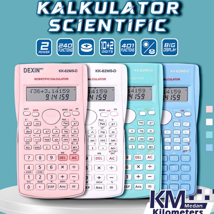

KODE R97X KMMedan Kalkulator Color Function Scientific Kalkulator 24 Fungsi Kalkulasi 3 Warna scientific calculator