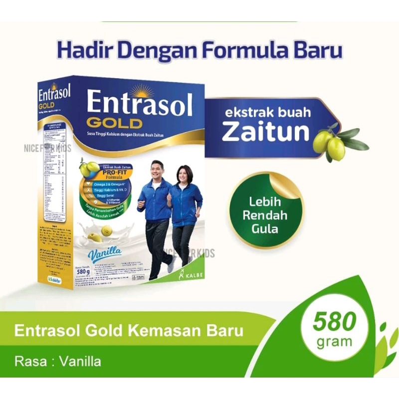 

Entrasol Gold 580gr vanilla/ coklat