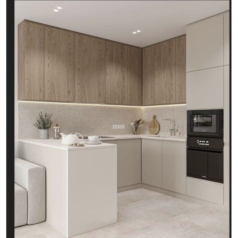 kitchen dengan meja Island