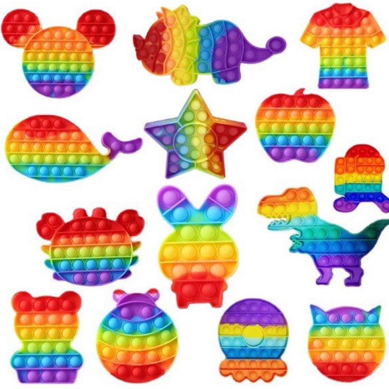 KILAT Pop It Rainbow Pop It Mainan Anak