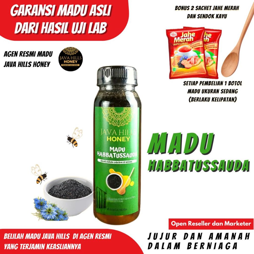 

Madu Habbatussauda Java hills honey cv mumtaz java