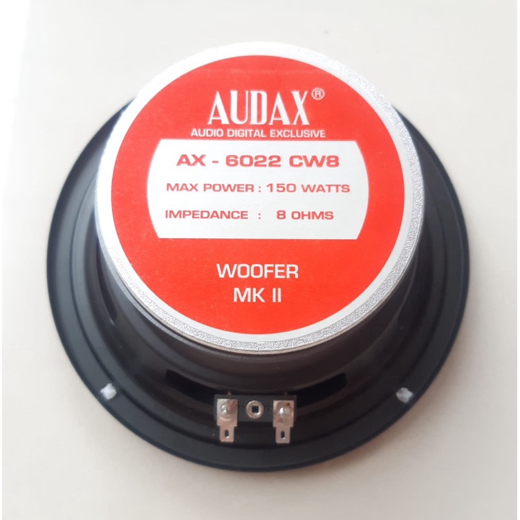 AUDAX Speaker 6 Inch Daya 15 Watt Woofer AX622 ASLI a Y2M5