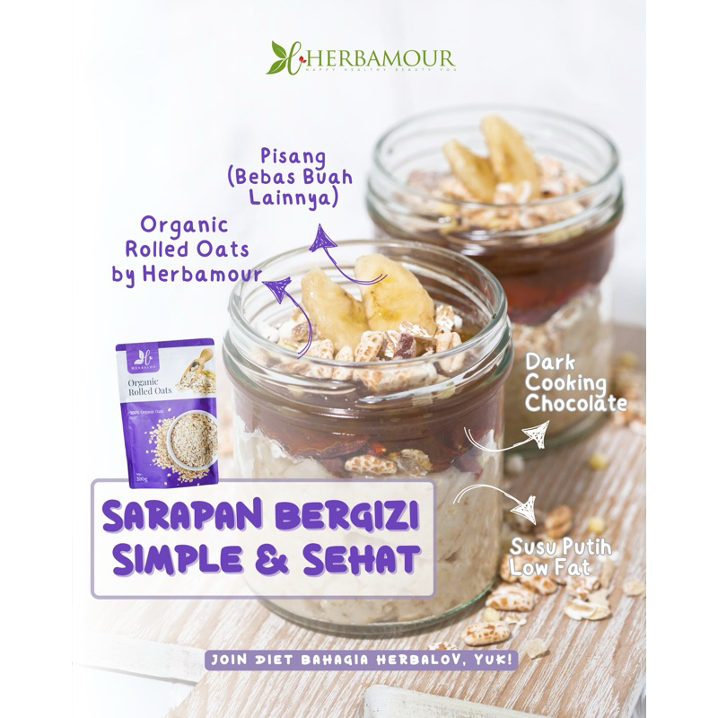 

ORGANIC ROLLED OATS BY HERBALOV