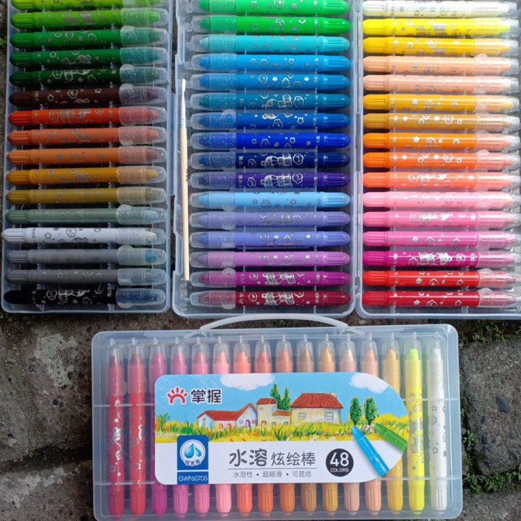 

Crayon Silky Grasp GWP675 Stick Sedang 48 Color d T1K7
