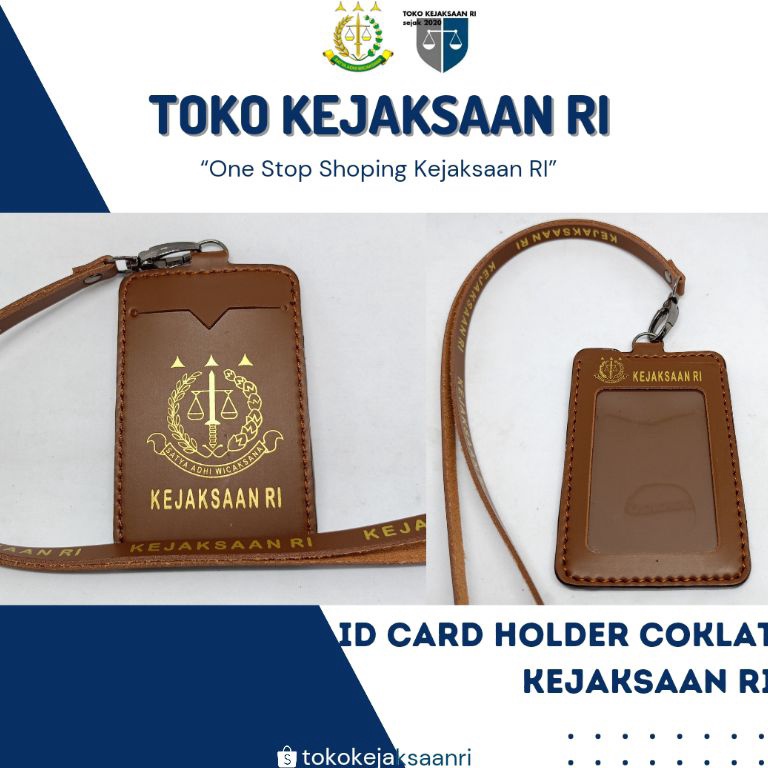 

tempat id card kulit coklat kejaksaan lanyard kejaksaan best seller r P7I2