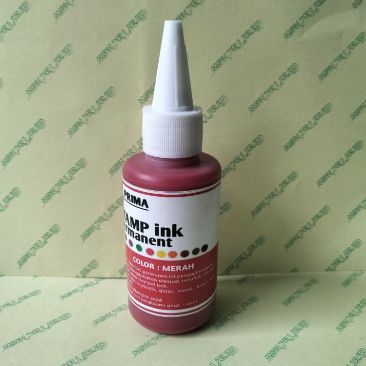 

Tinta stempel pigment permanent plastik untuk stempel manual stempel Runaflek untuk media plastik yang berminyak kemasan Frozen food dll y G3W9