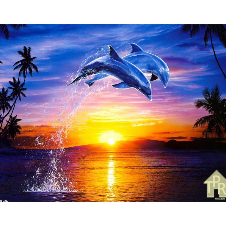 

DIY Set Melukis painting by number kit ANIMAL 4x5cm part2 g W6J5
