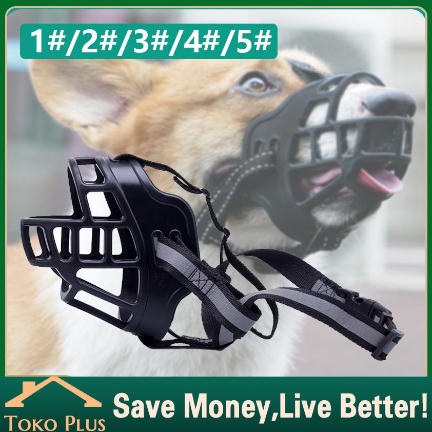 Penutup Mulut Anjing Dog Muzzle Brongsong Brungus anjing  Anti Bark Bite anti gigit anjing  brangus 